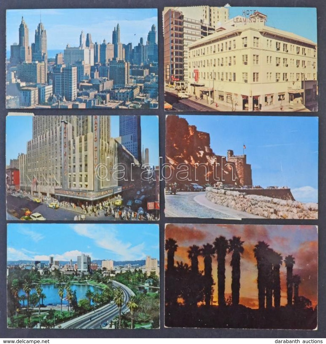 **, * Kb. 70 Db MODERN Amerikai Városképes Lap Műanyag Kínálóban / Cca. 70 Modern American (USA) Postcards In Plastic Ho - Non Classés