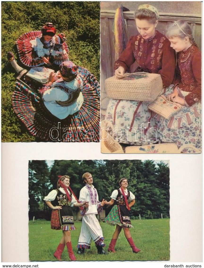 **, * 50 Db MODERN Motívum Képeslap: Népviselet / 50 Modern Motive Postcards: Folklore - Non Classés