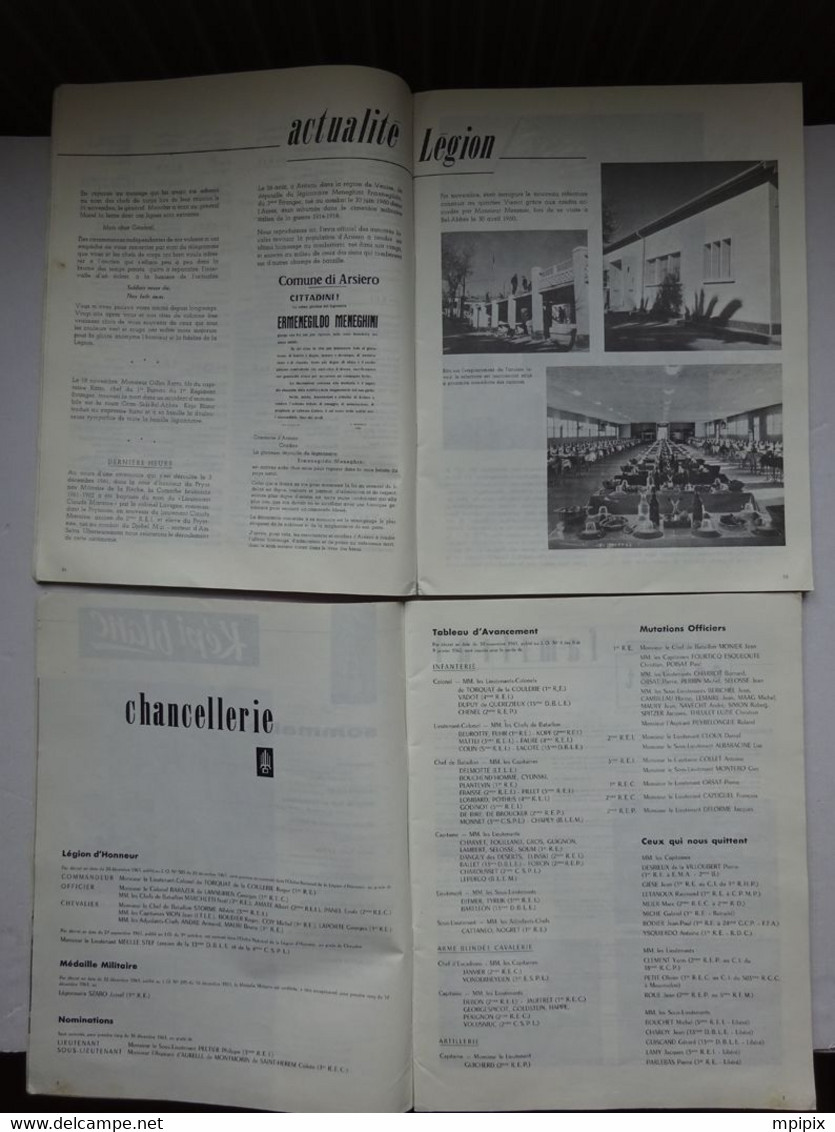 OHM 2 Revues Képi Blanc La Vie De La Légion étrangère Revue N° 177 N° 178 1961 / 1962 Légion - Français