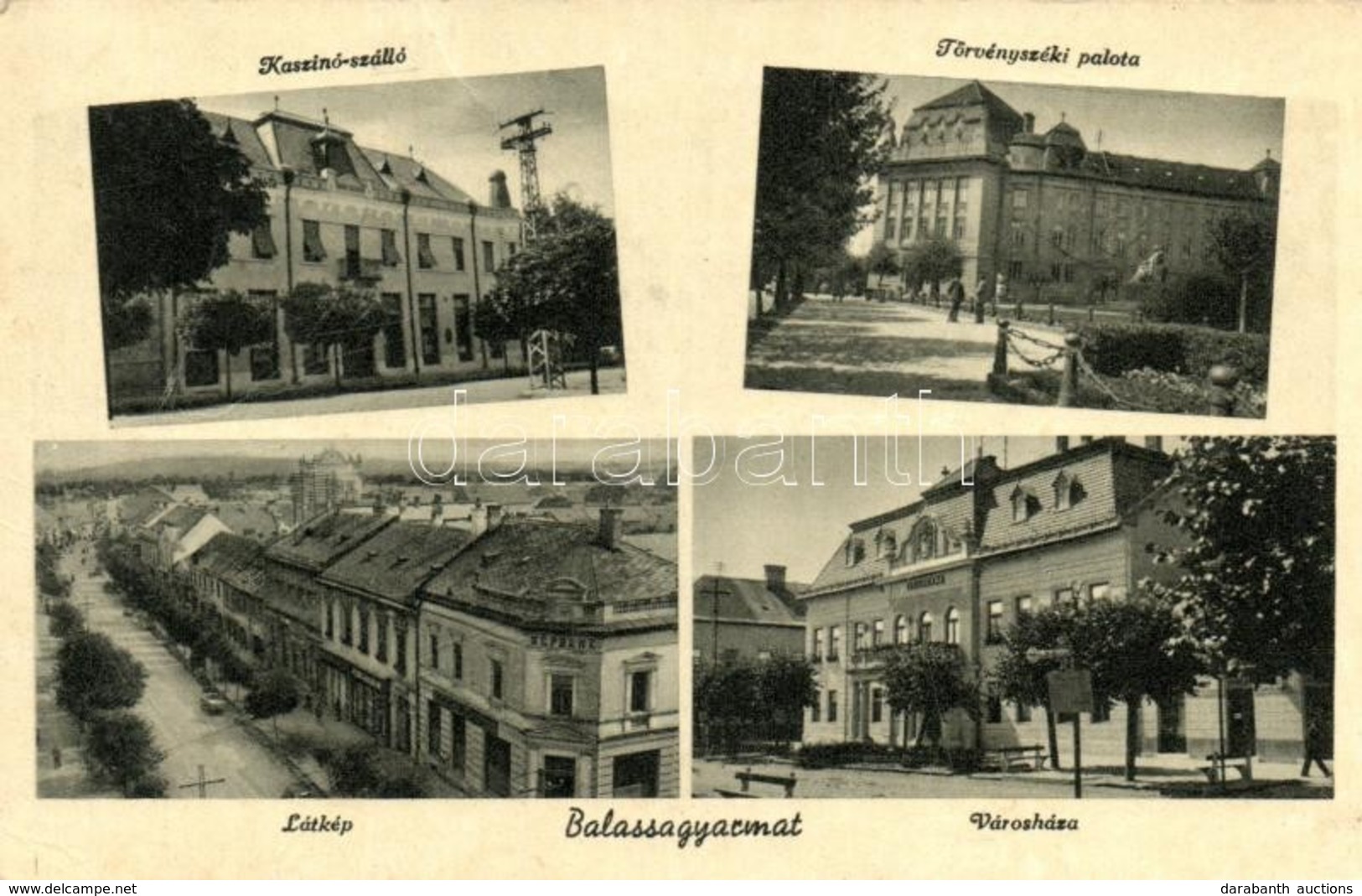 T3 Balassagyarmat, Kaszinó Szálló, Városháza, Törvényszék, Zsinagóga (fa) - Ohne Zuordnung