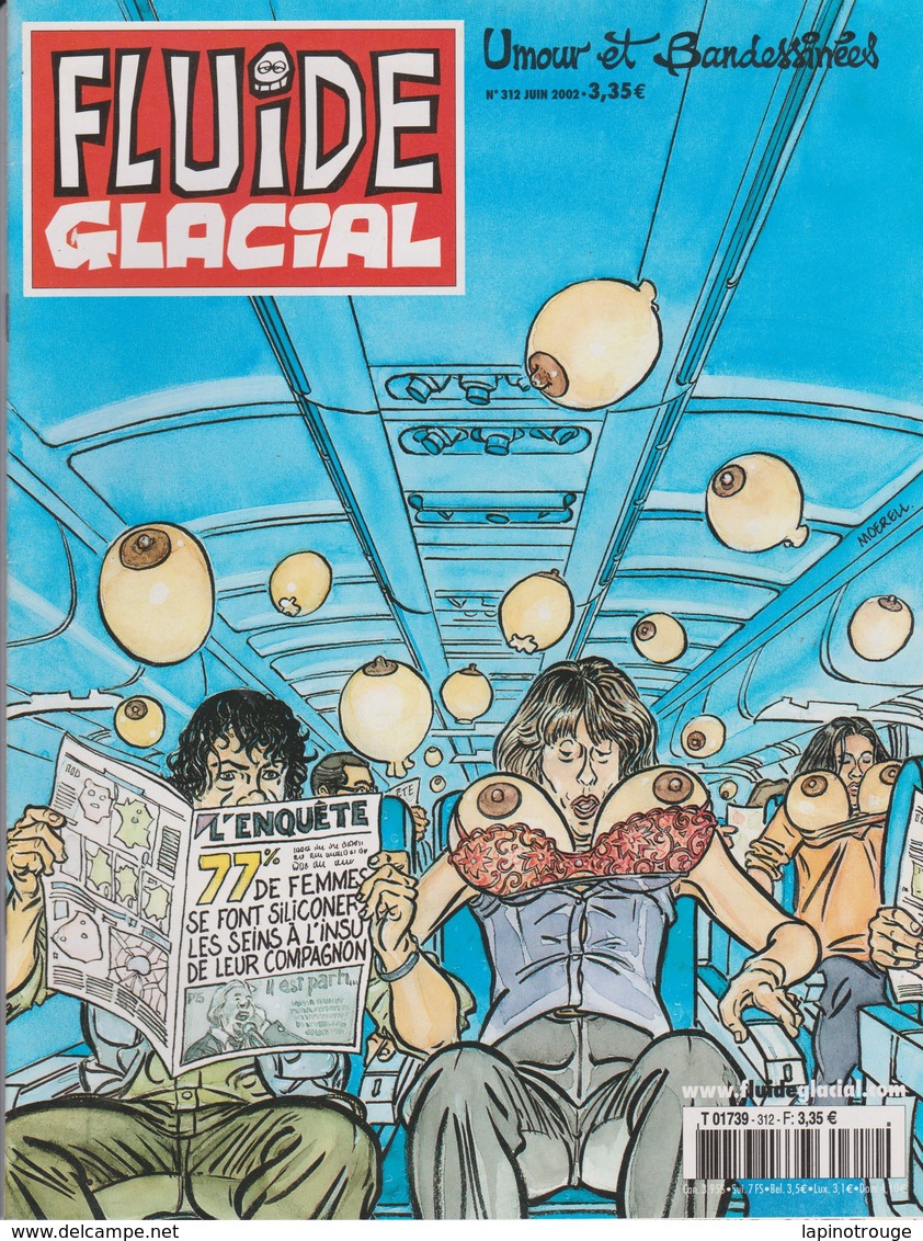 Fluide Glacial N°312 De 2002 Larcenet Moerell Tronchet Edika.. - Fluide Glacial