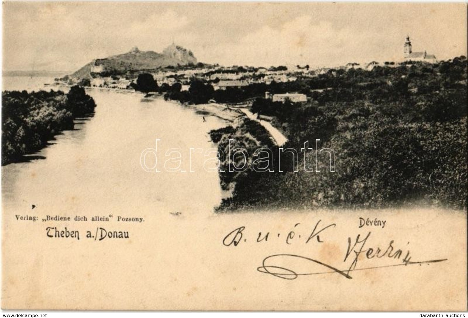 T1/T2 1904 Dévény, Theben A. D. Donau, Devín; Bediene Dich Allein - Non Classés