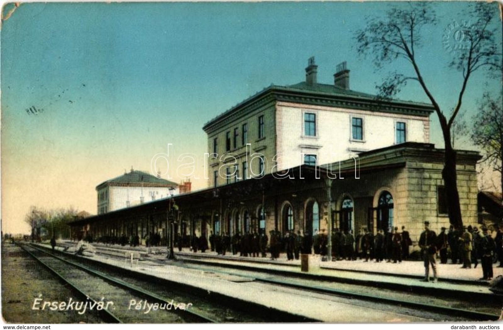 T2/T3 1914 Érsekújvár, Nové Zámky; Vasútállomás / Railway Station (EK) - Non Classés