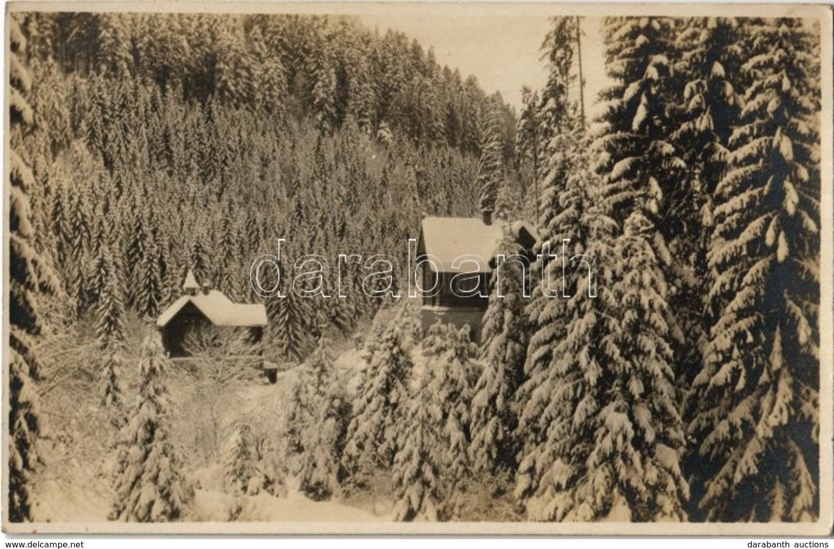 * T2 Körmöcbánya, Kremnitz, Kremnica; Kunyhók, Nyaralók Télen / Villas, Huts In Winter. Ivanovich Photo - Non Classés