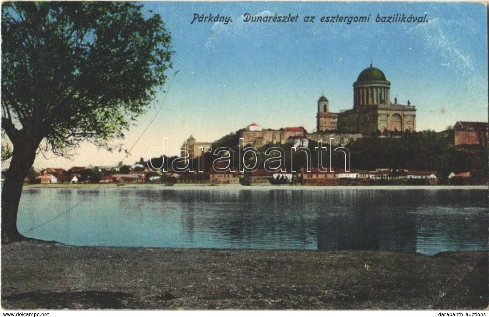 * T2 Párkány, Stúrovo; Duna Részlet Az Esztergomi Bazilikával / Danube, Basilica In Esztergom + "K.u.K. INFEKTIONSKRANKE - Non Classés