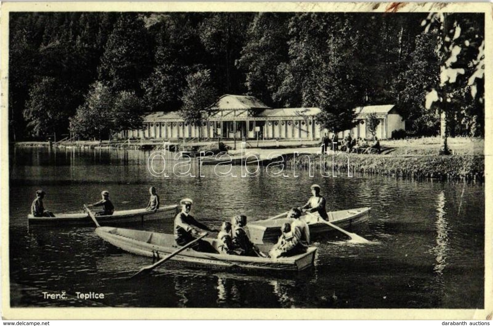 T2/T3 Trencsénteplic, Trencianske Teplice; Evezős Csónakok / Rowing Boats (EK) - Non Classés