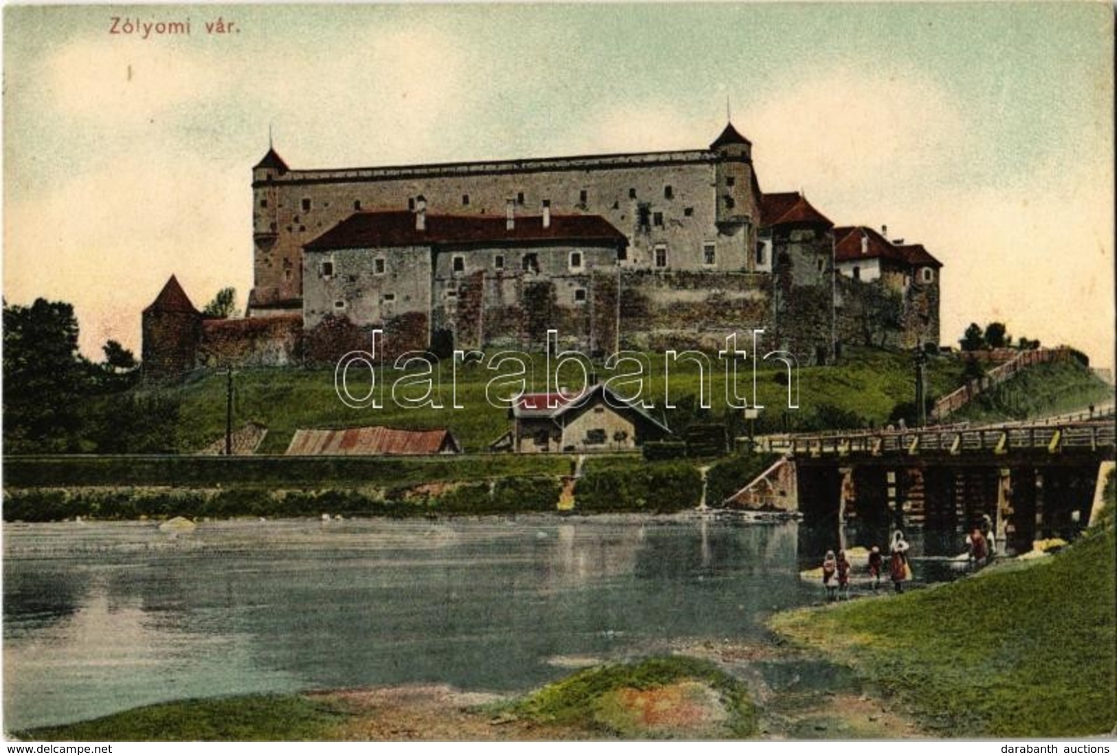 T2 1909 Zólyom, Zvolen; Vár. Holub Ágost / Castle - Non Classés