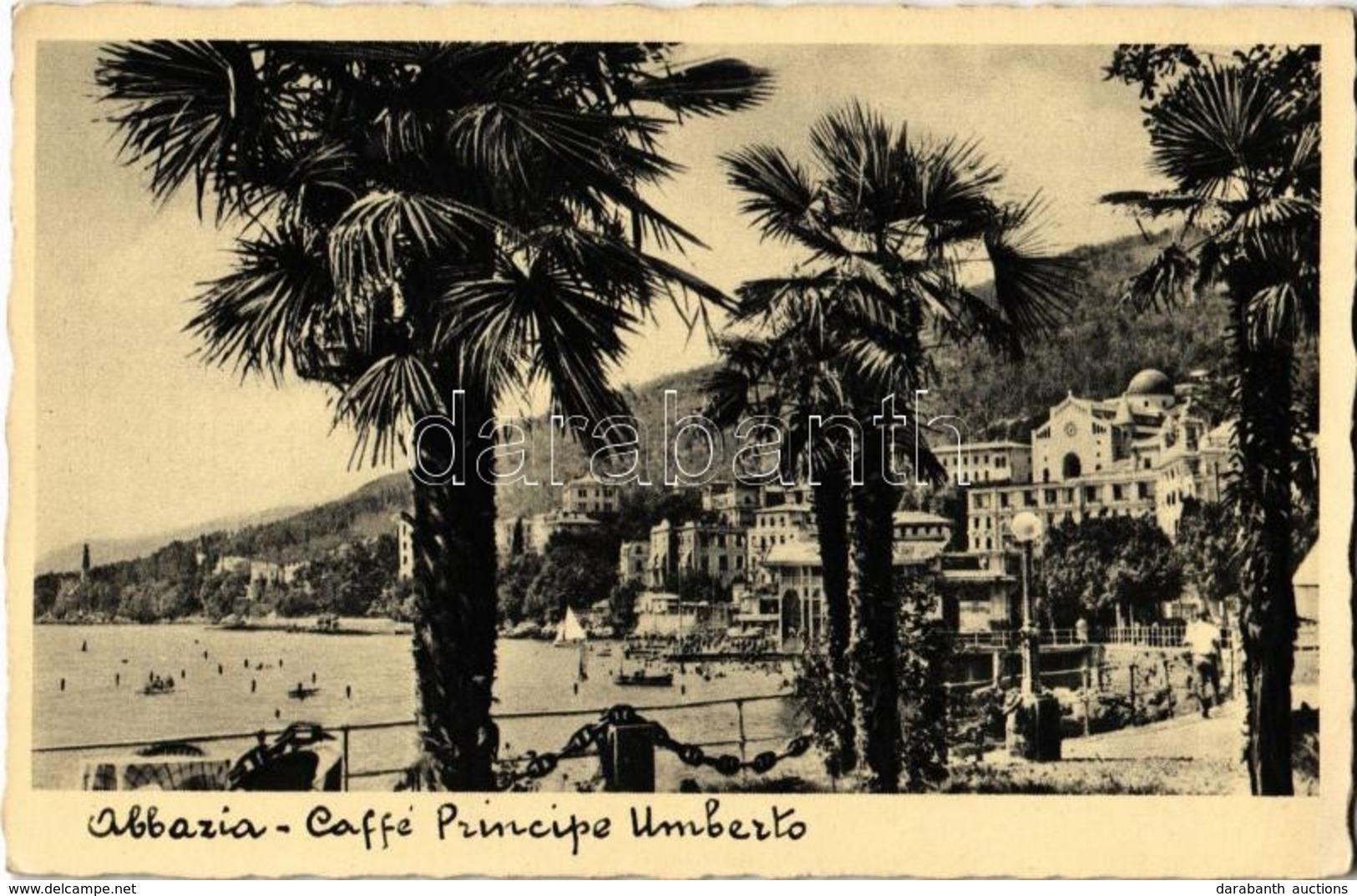 ** T1/T2 Abbazia, Opatija; Caffé Principe Umberto - Non Classés