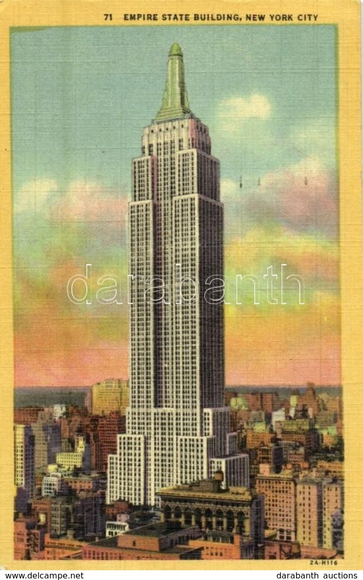 T2 1951 New York City, Empire State Building - Non Classés