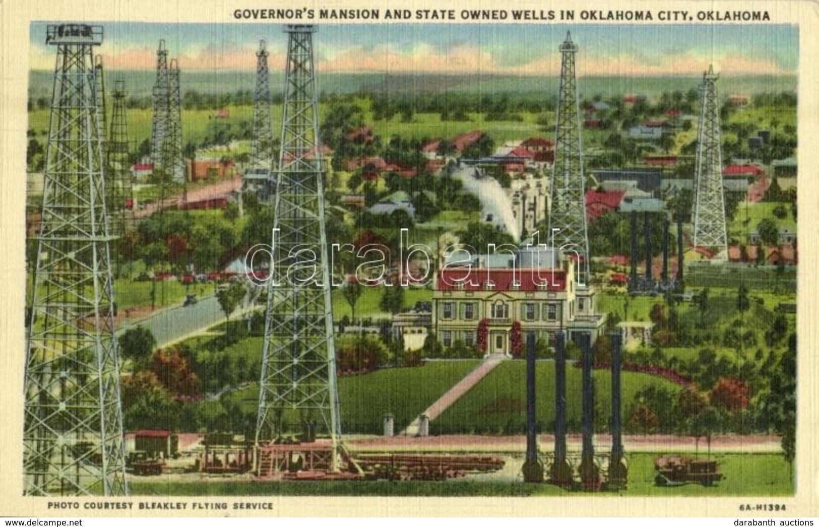 T2 1949 Oklahoma City, Governor's Mansion And State Owned Wells - Non Classés