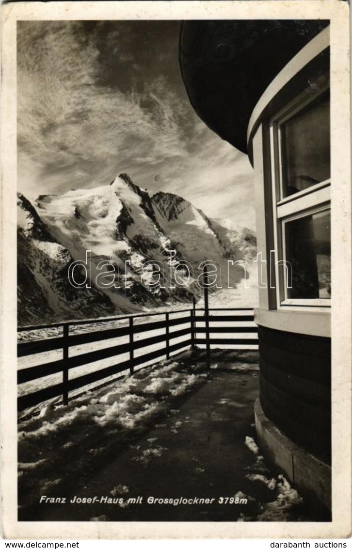 T2 1937 Grossglockner, Franz Josef-Haus / Mountain, Hotel + "Kaiser Franz Josef Haus" Cancellation - Non Classés