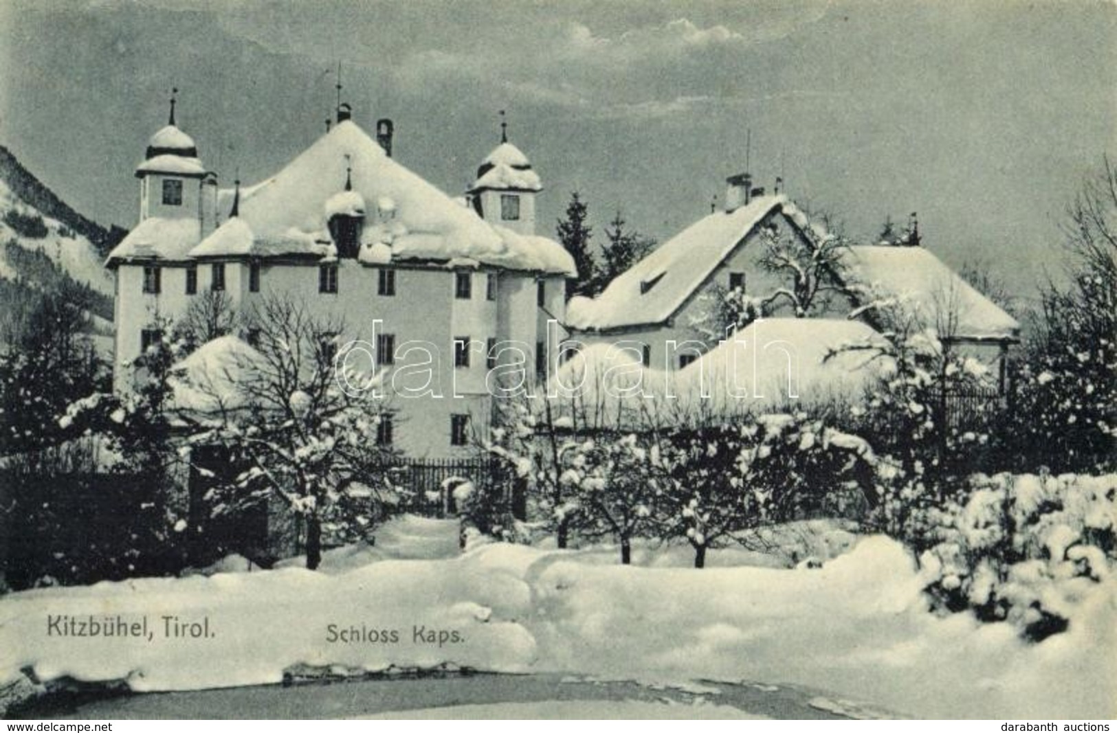 T2 Kitzbühel (Tirol), Schloss Kaps, Alpine Wintersportplatz / Castle In Winter - Non Classés