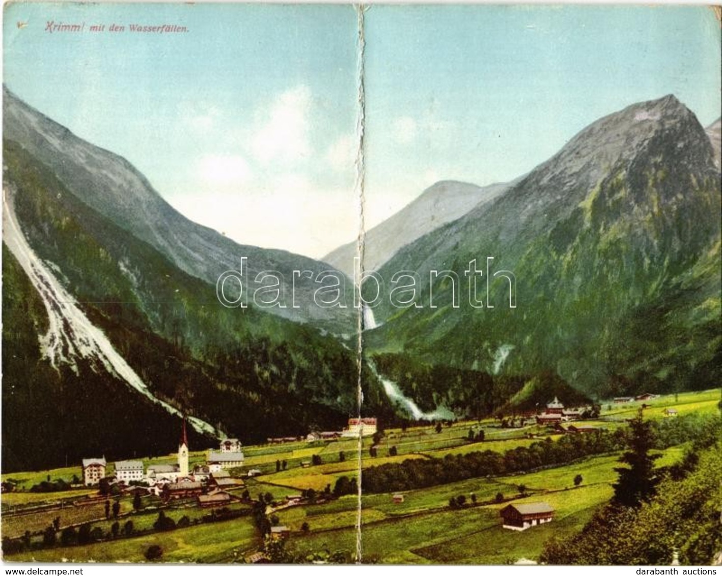 * T2/T3 Krimml, Wasserfällen - Folding Panoramacard (EK) - Non Classés