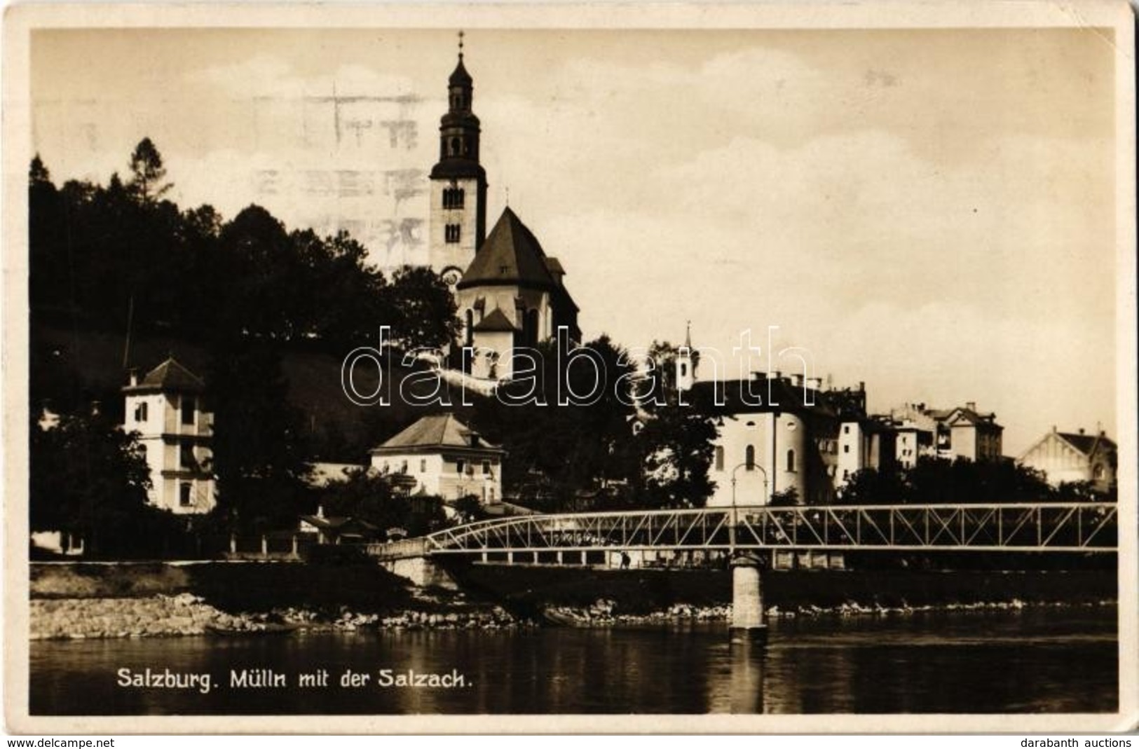 T2/T3 1937 Salzburg, Mülln Mit Der Salzach / River, Bridge (EK) - Non Classés