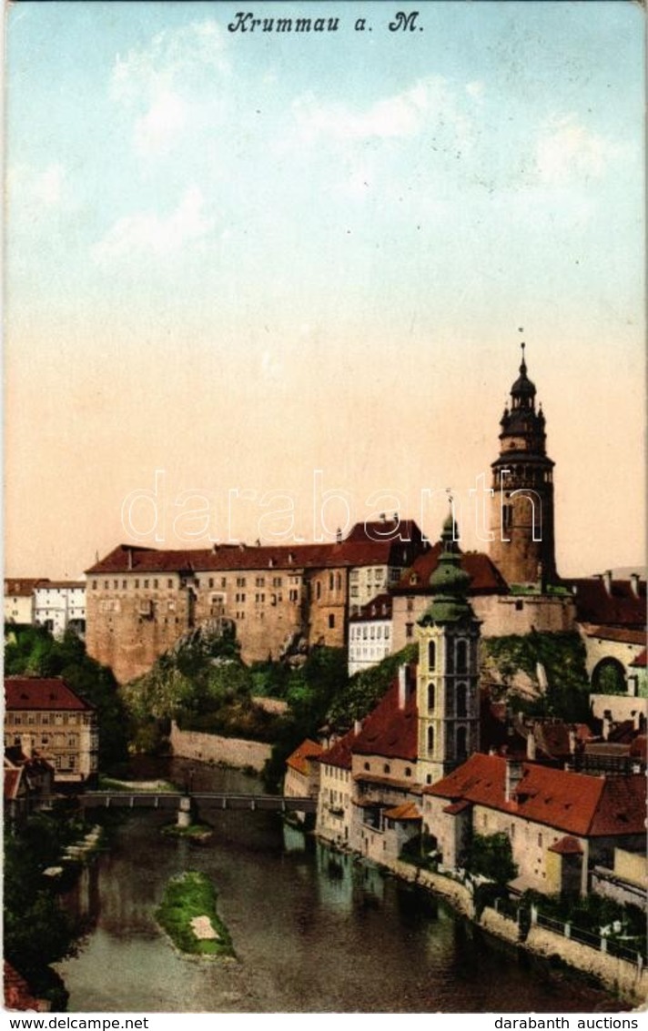 T2/T3 Cesky Krumlov, Krumau An Der Moldau; General View With Bridge. Verlag J. Seidel (EK) - Sin Clasificación