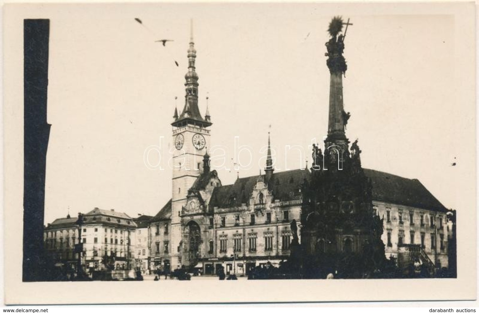 ** T2 1927 Olomouc, Olmütz; Rathaus / Town Hall, Shops Of Wenzel, Jellinkova, Frohlich - Non Classés