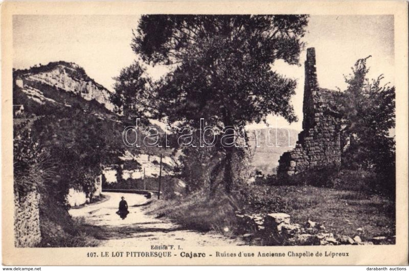 * T2 Cajarc, Le Lot Pittoresque - Ruines D'une Ancienne Chapelle De Lépreux / Ruins Of An Ancient Leper Chapel - Non Classés