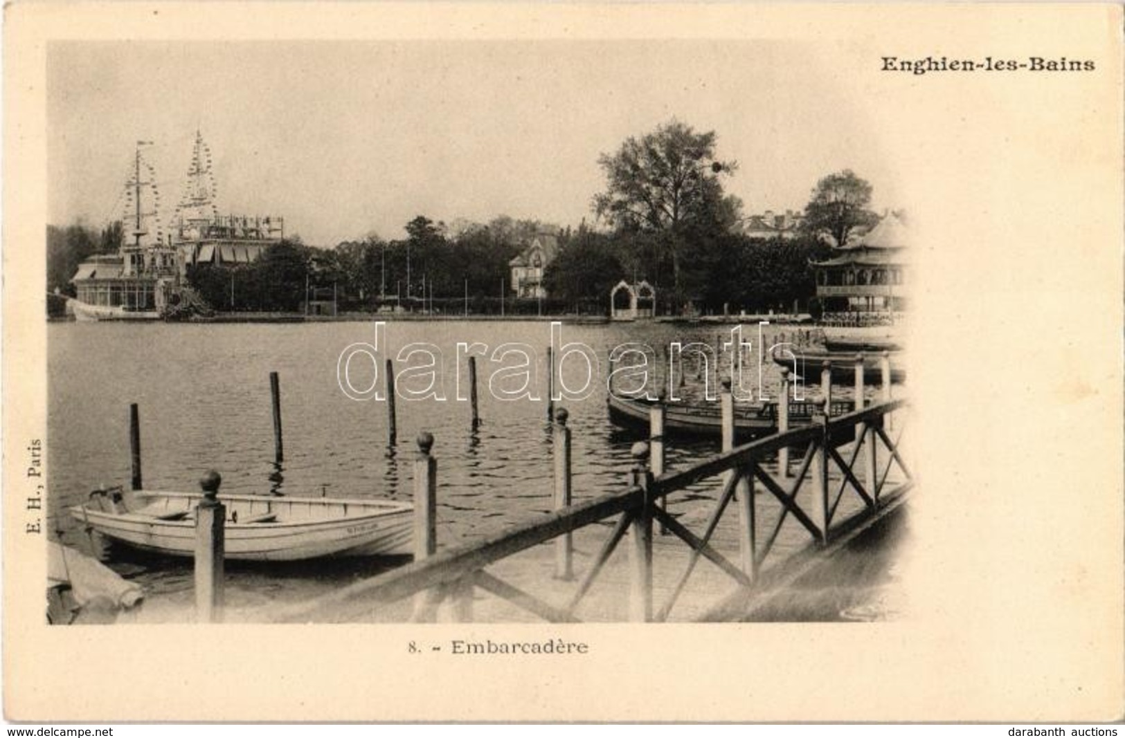 ** T1/T2 Enghien-les-Bains, Embarcadére / Port, Boats - Non Classés