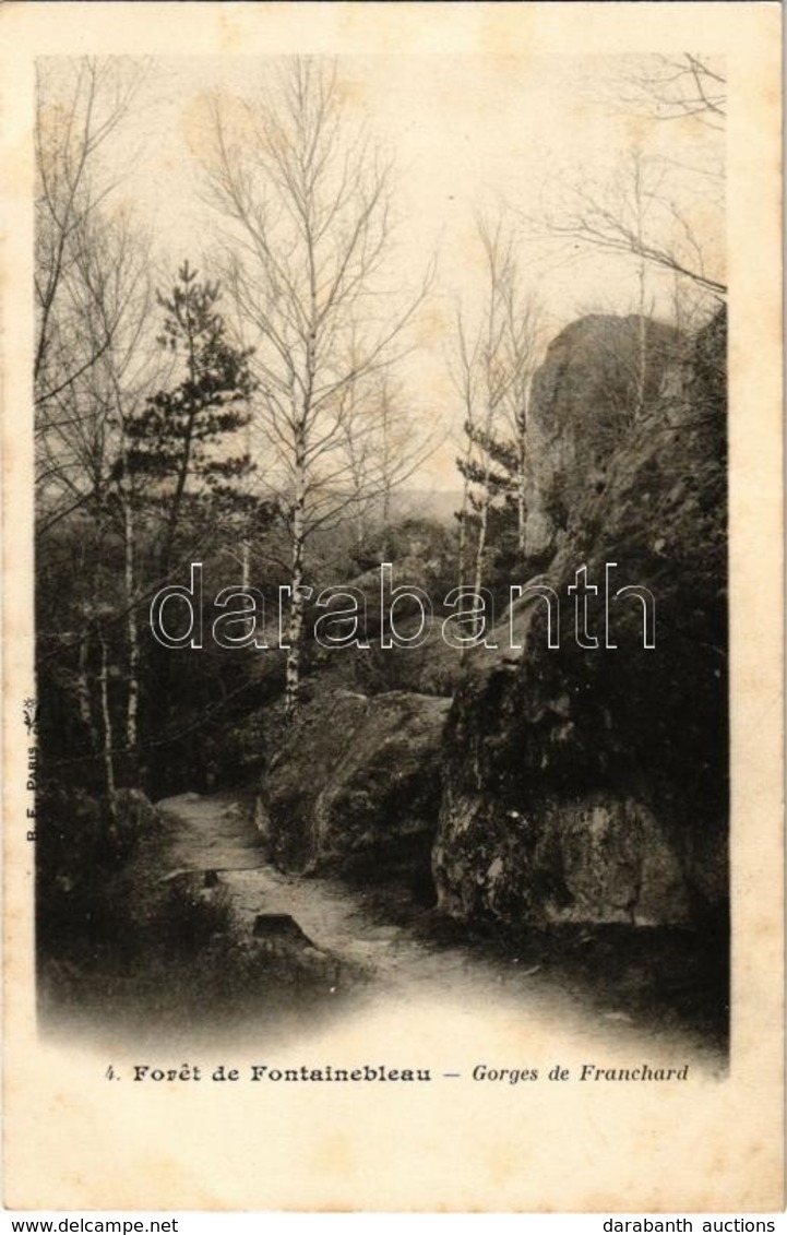 ** T2/T3 Fontainebleau, Foret, Gorges De Franhard / Forest, Rocks (fl) - Non Classés