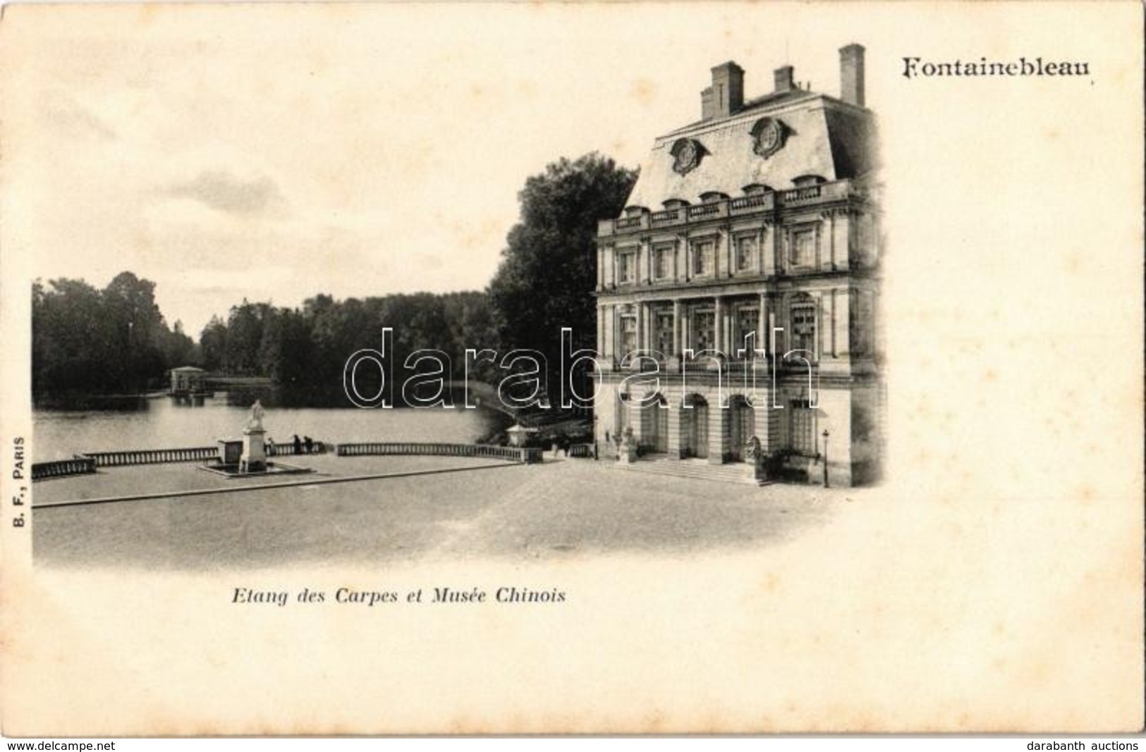 ** T1/T2 Fontainebleau, Etang Des Carpes Et Musée Chinois / Museum, Lake, Kiosk - Non Classés