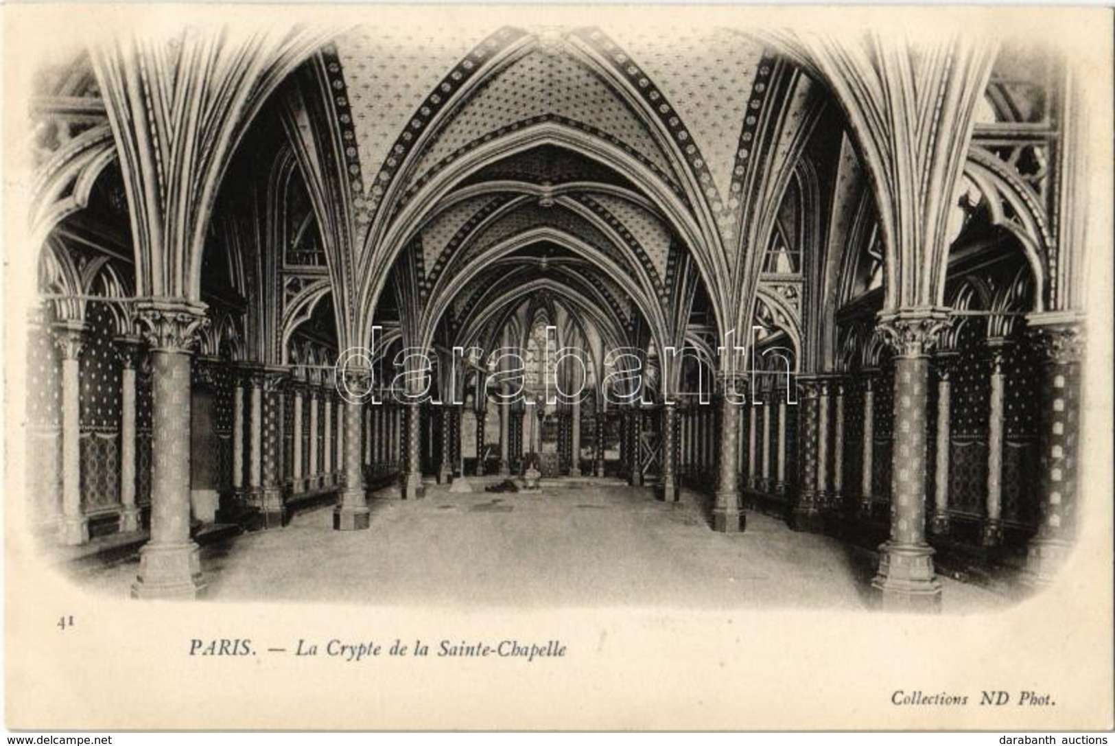 ** T1 Paris, La Crypte De La Sainte-Chapelle / The Crypt Of The Sainte-Chapelle - Non Classés