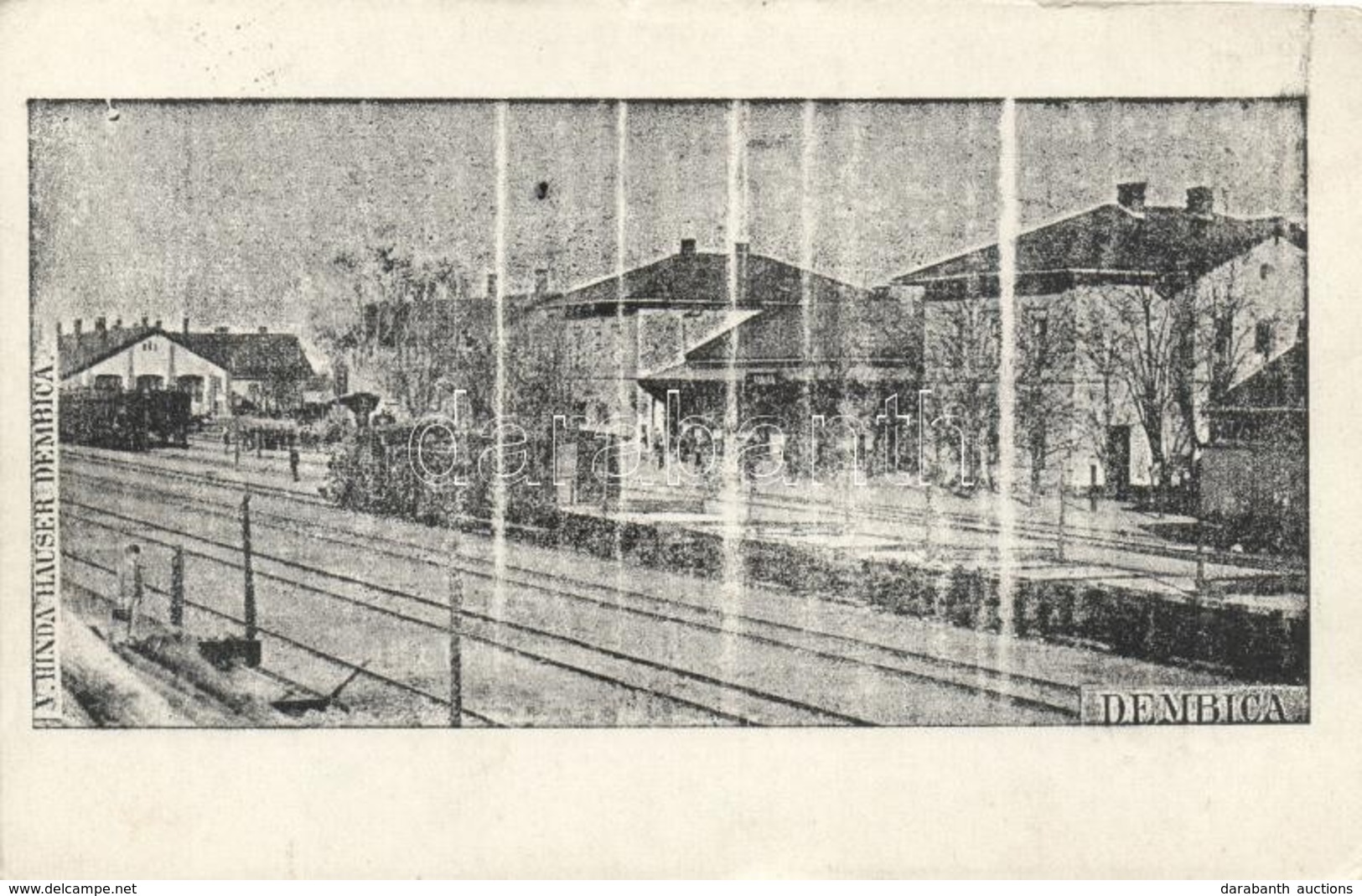 T2/T3 Debica, Dembica; Dworzec Kolejowy / Railway Station. V. Hinda Hauser + K.u.k. Lokomotivefeldbahn Nr. 1. Endstation - Non Classés