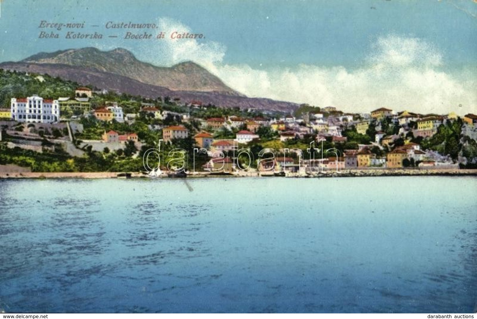 T2/T3 Herceg Novi, Castelnuovo; Boka Kotorska / Bocche Di Cattaro / The Bay Of Kotor + "1917 K.u.K. Kraftwagenkolonne Nr - Non Classés