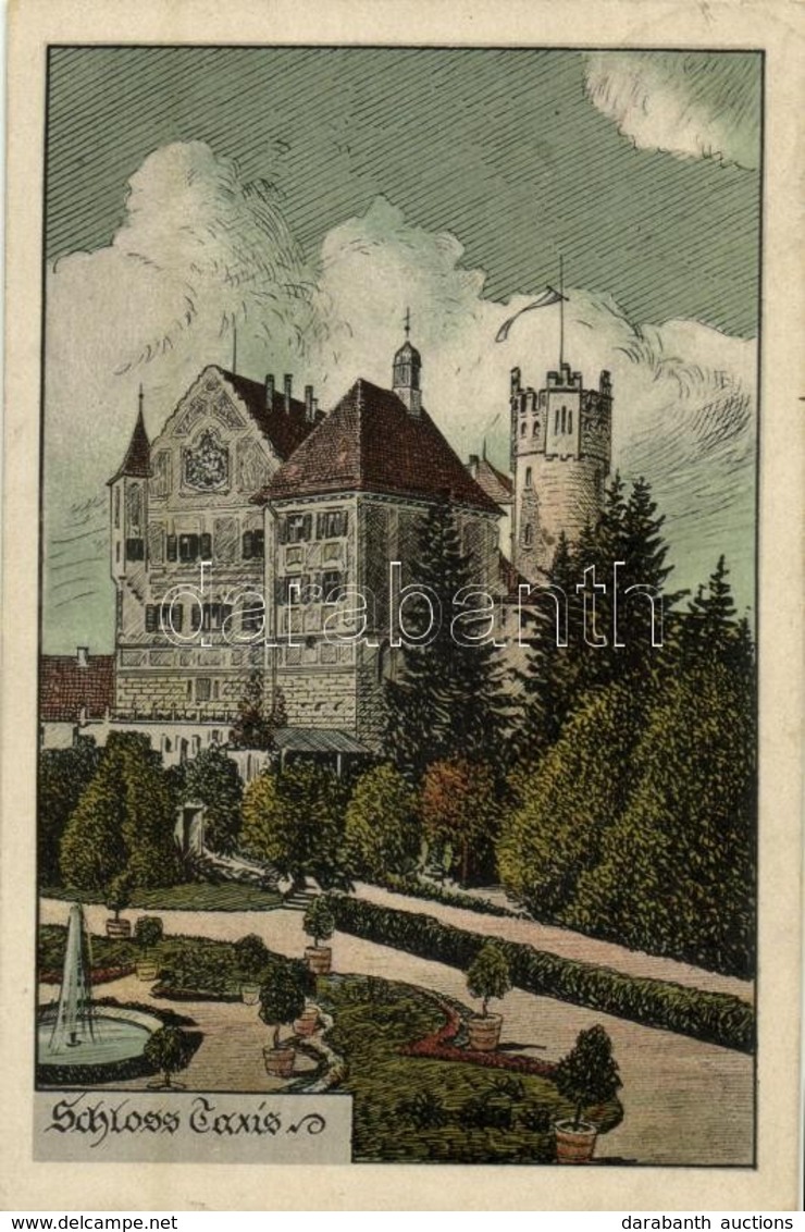 T2/T3 1928 Dischingen, Schloss Taxis (Burg Trugenhofen) / Castle (EK) - Non Classés