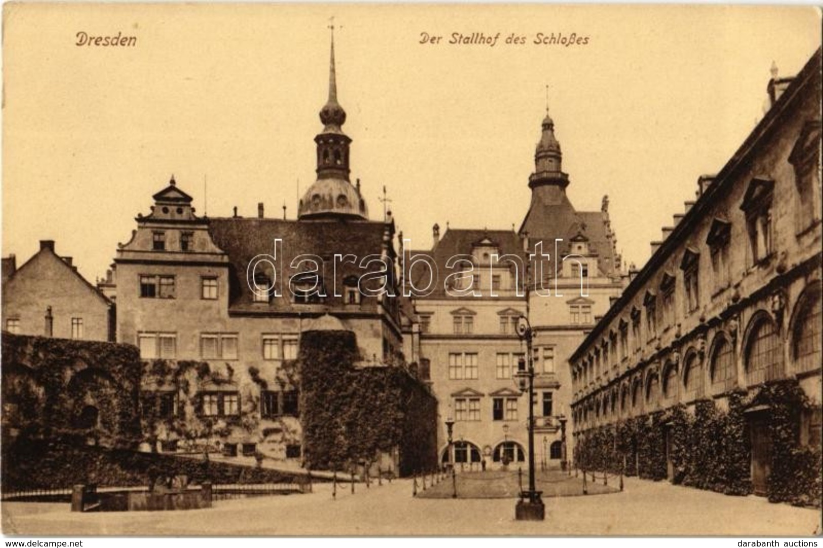 ** T2/T3 Dresden, Der Stallhof Des Schlosses / Castle Garden (EK) - Non Classés