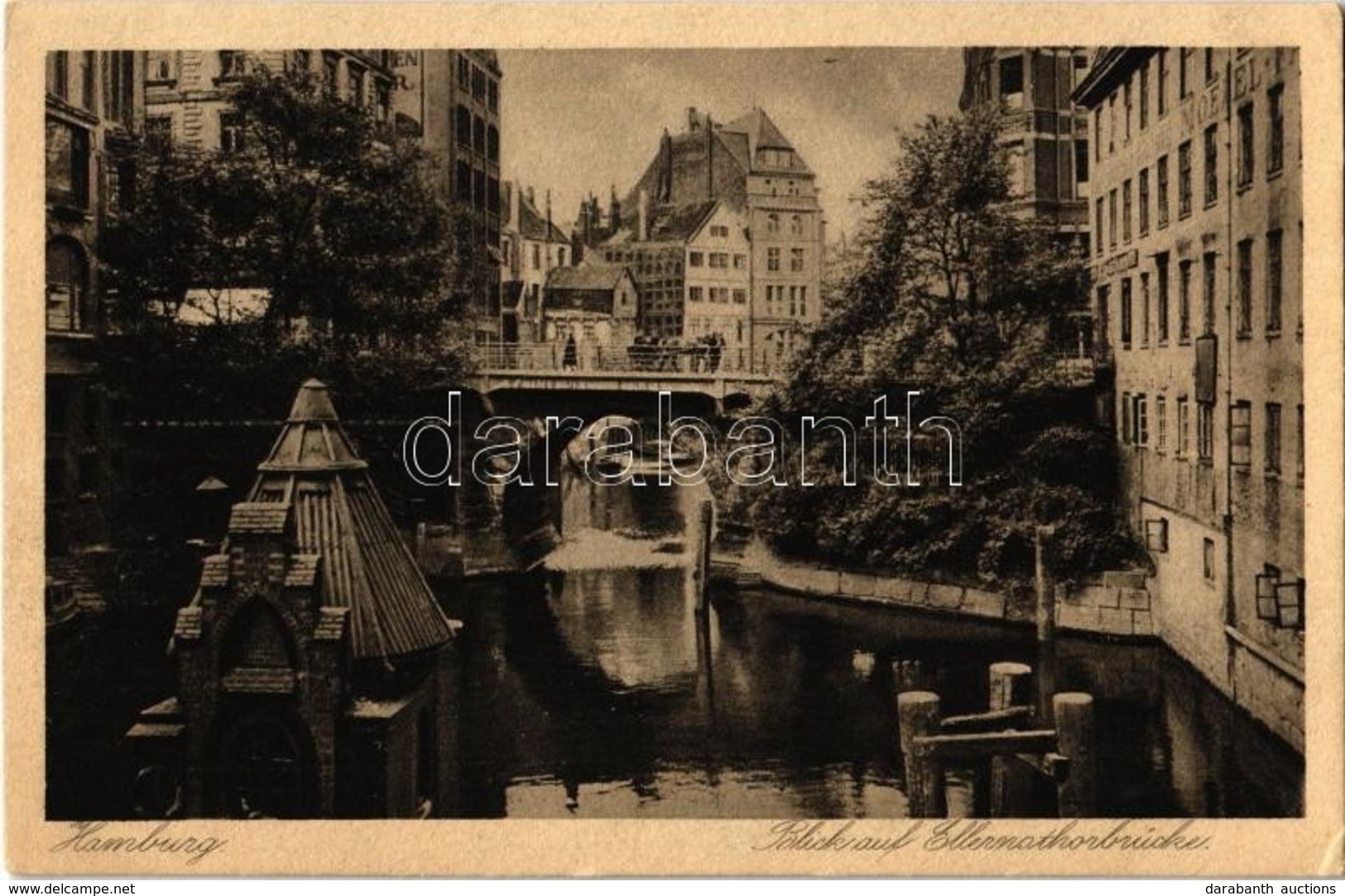 ** T2/T3 Hamburg, Blick Auf Ellernsthorbrűcke / Bridge (EK) - Non Classés