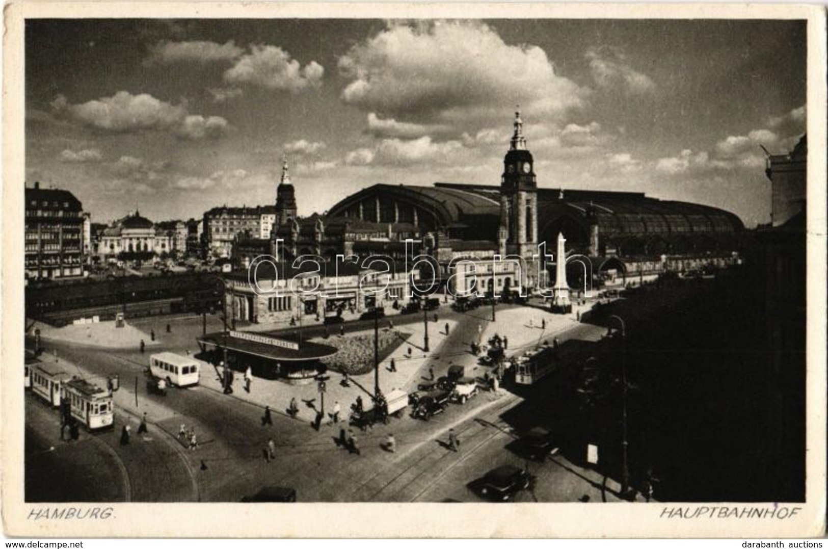 ** T2/T3 Hamburg, Hauptbanhof / Railway Station, Trams, Automobiles, Autobuses (EK) - Non Classés