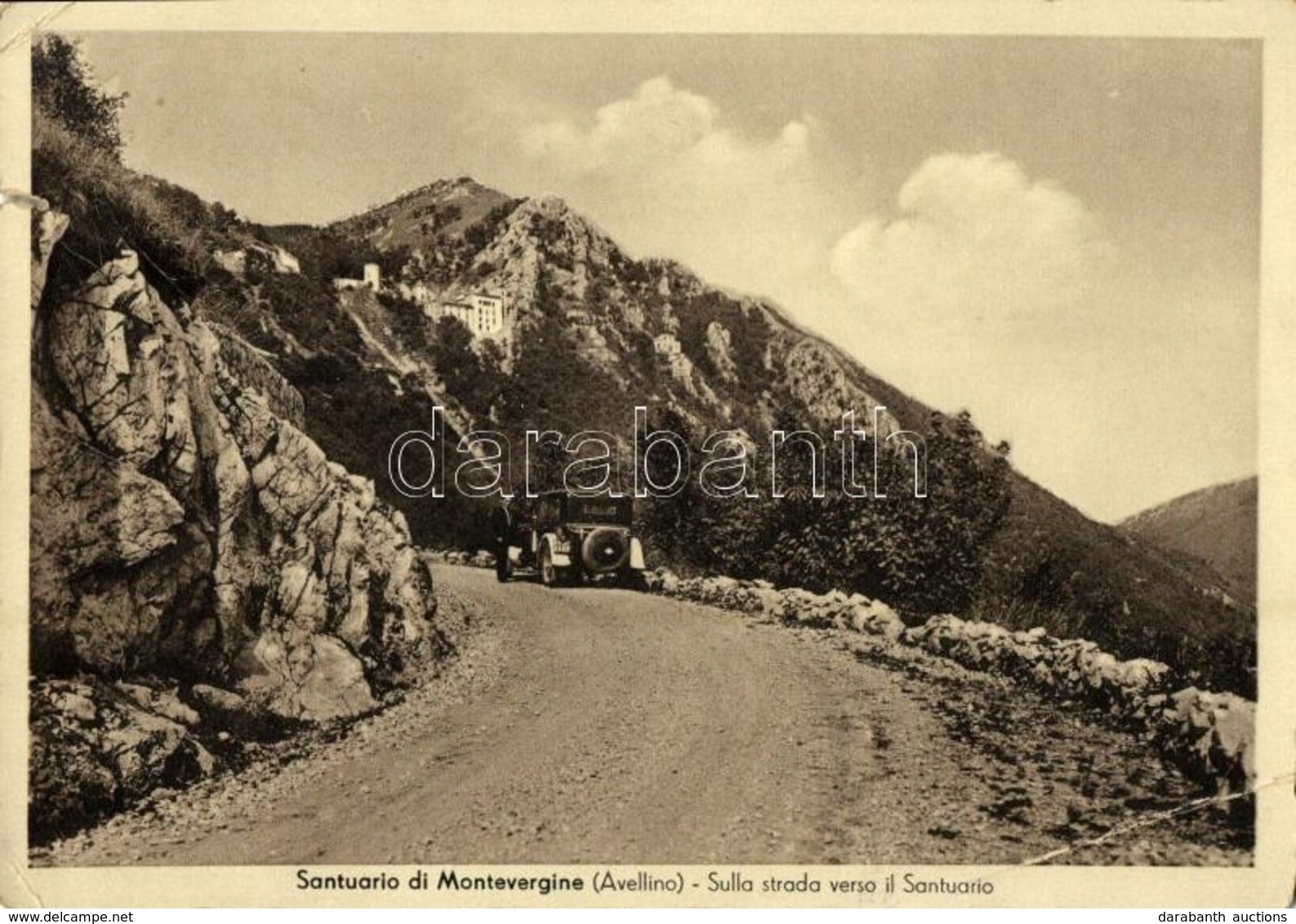 T3/T4 Avellino, Santuario Di Montevergine, Sulla Strada Verso Il Santuario / Sanctuary Of Montevergine, Road To The Sanc - Non Classés