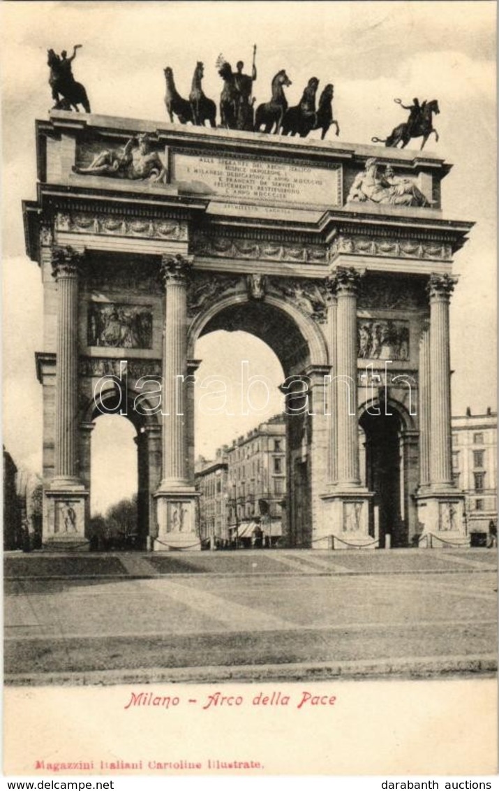 ** T1 Milano, Milan; Arco Della Pace / Triumphal Arch - Non Classés