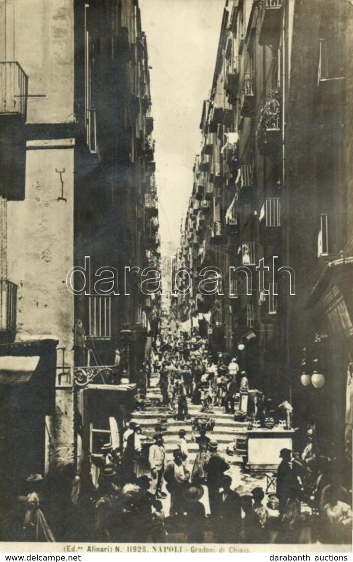 T2 Naples, Napoli; Gradoni Di Chiaja / Alley, Stairs - Ohne Zuordnung