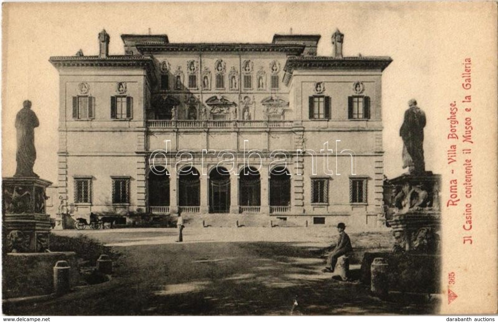 ** T3 Roma, Rome; Villa Borghese, Il Casino Contente Il Museo E La Galleria / The Casino Containing The Museum And The G - Non Classés