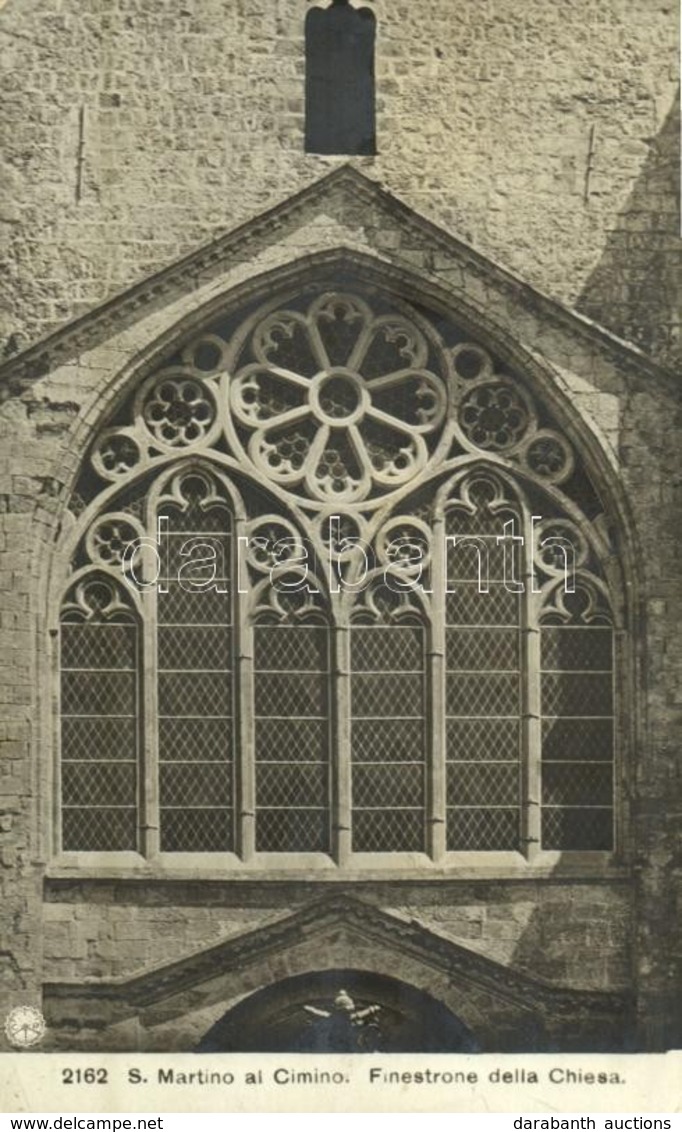 * T2 1915 San Martino Al Cimino, Finestrone Della Chiesa / Church, Window - Non Classés