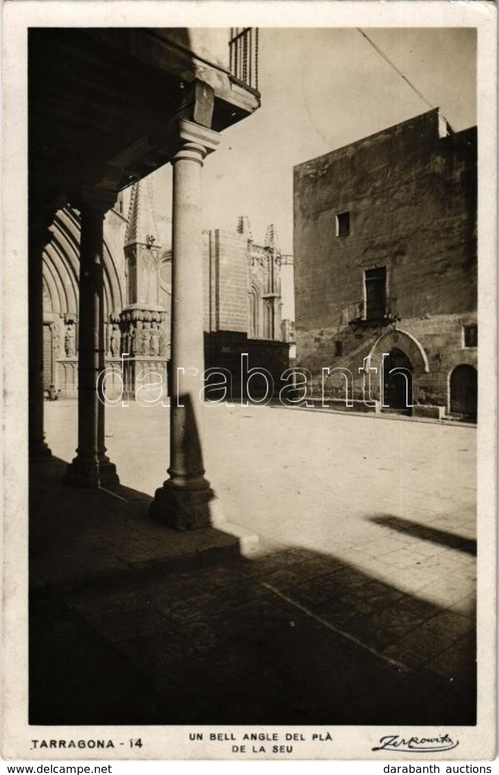 T2 1935 Tarragona, Un Bell Angle Del Pla De La Seu / Square, Cathedral - Non Classés