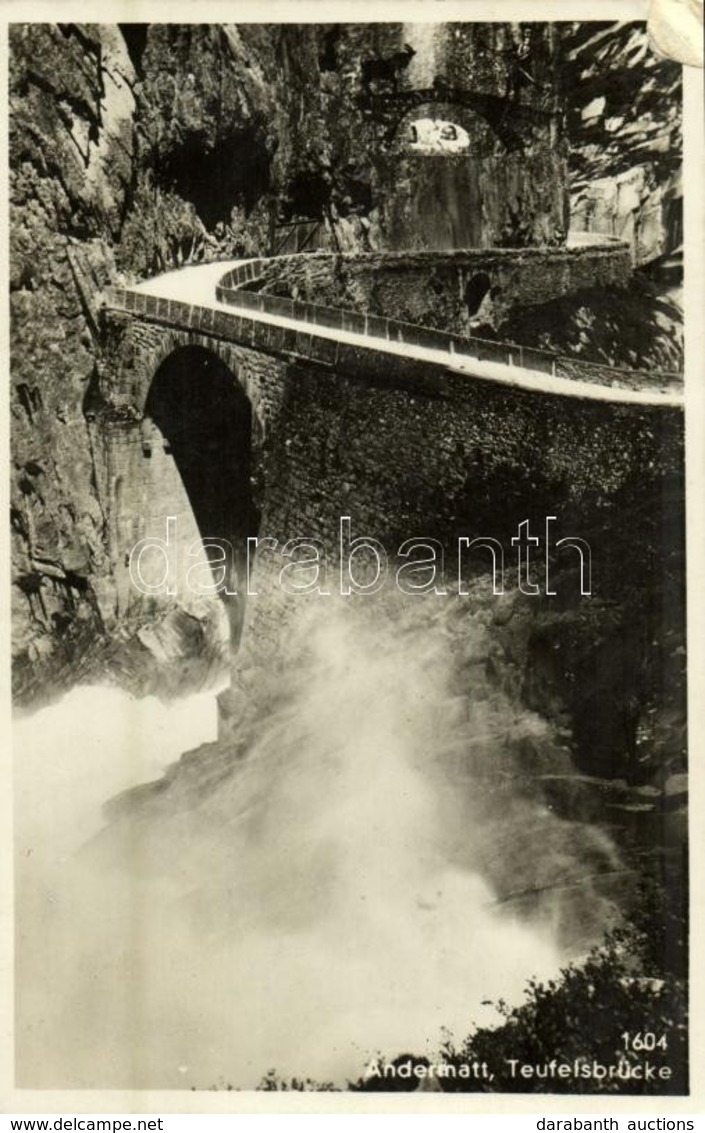 T3 1937 Andermatt, Teufelsbrücke / Bridge (EK) - Non Classés