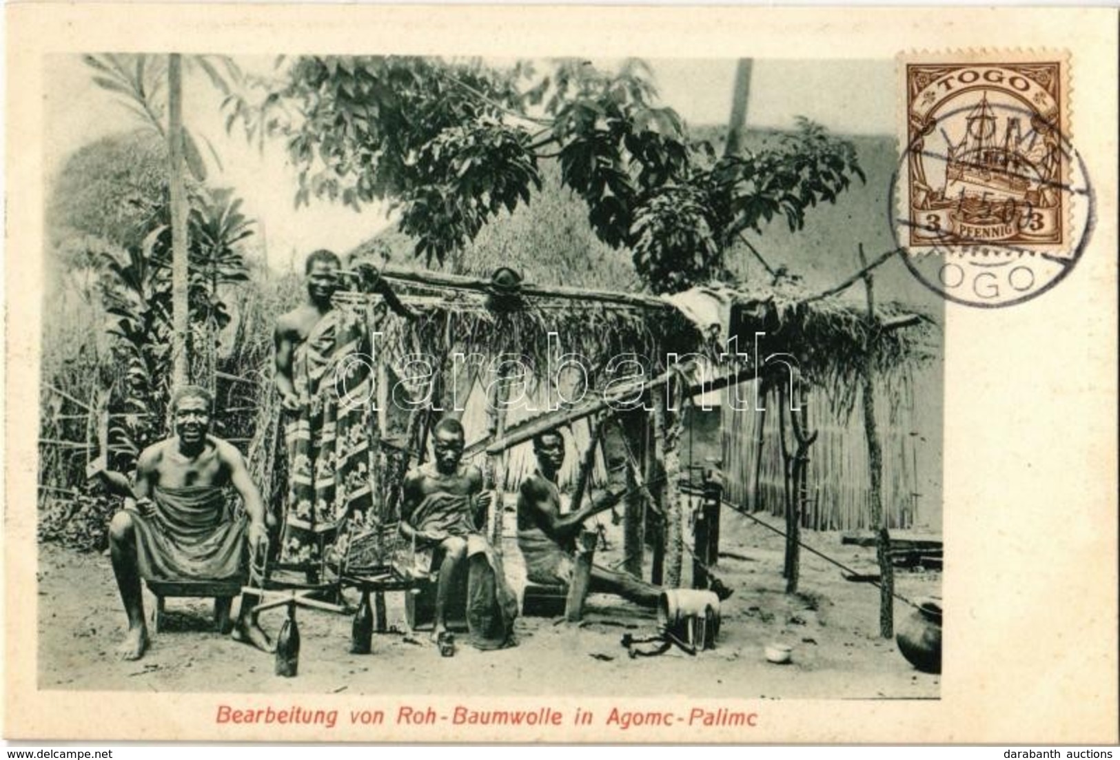 * T1/T2 Agomc-Palimc, Bearbeitung Von Roh-Baumwolle / Cotton Processing, Folklore From French West Africa - Non Classés