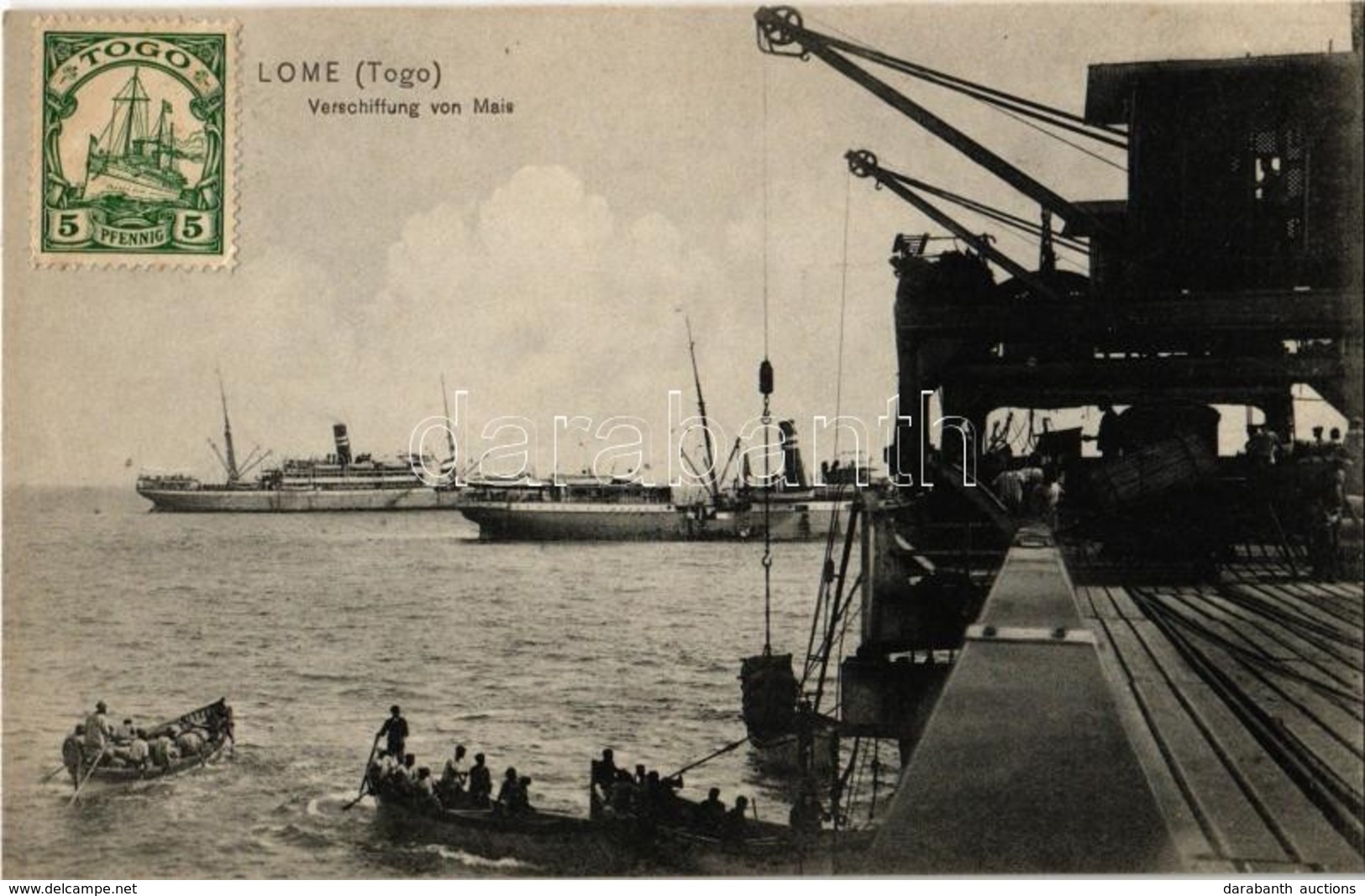 * T1 Lomé, Verschiffung Von Mais / Steamships - Non Classés