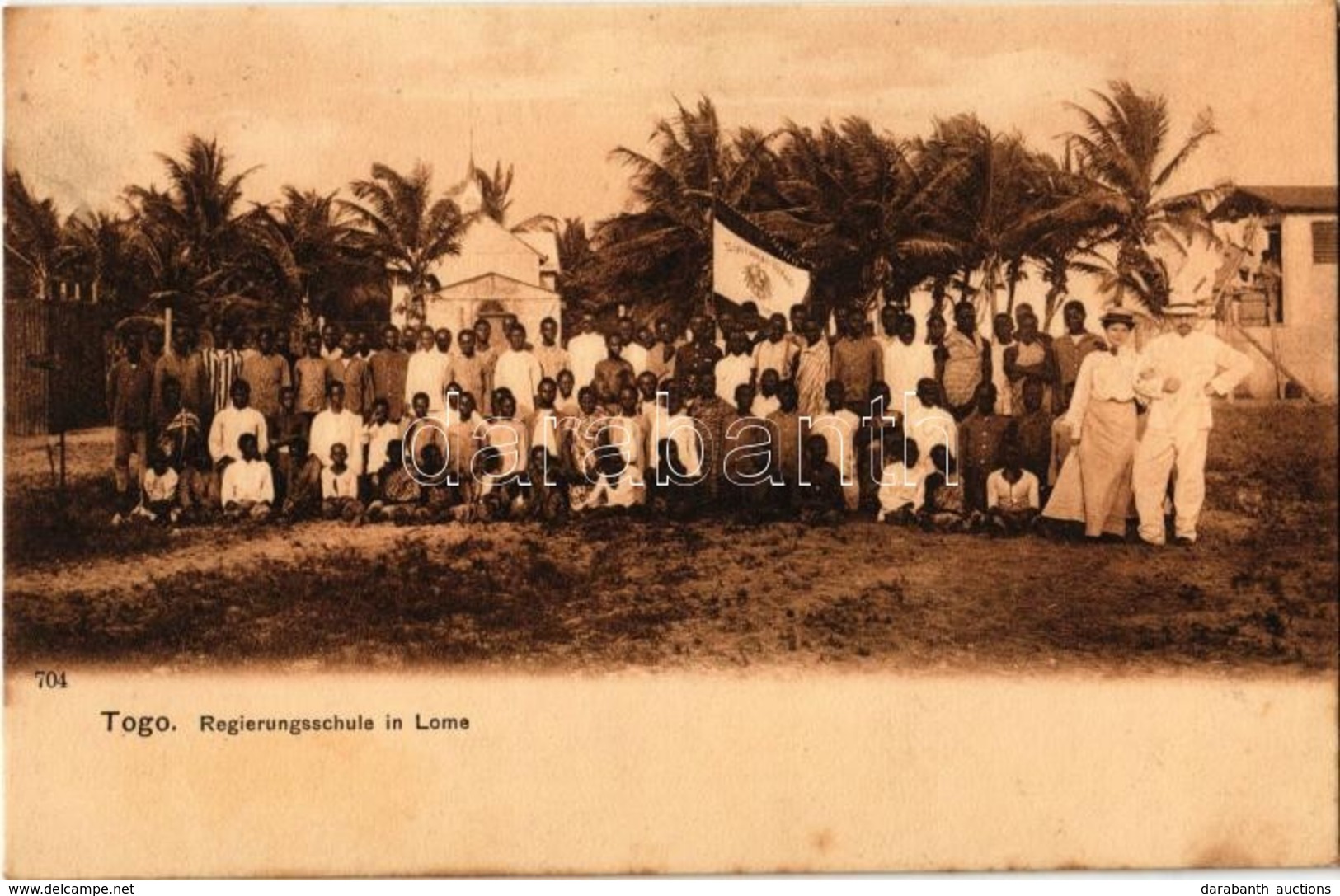 * T2/T3 Lomé, Regierungsschule / School, Folklore From French West Africa (fl) - Non Classés