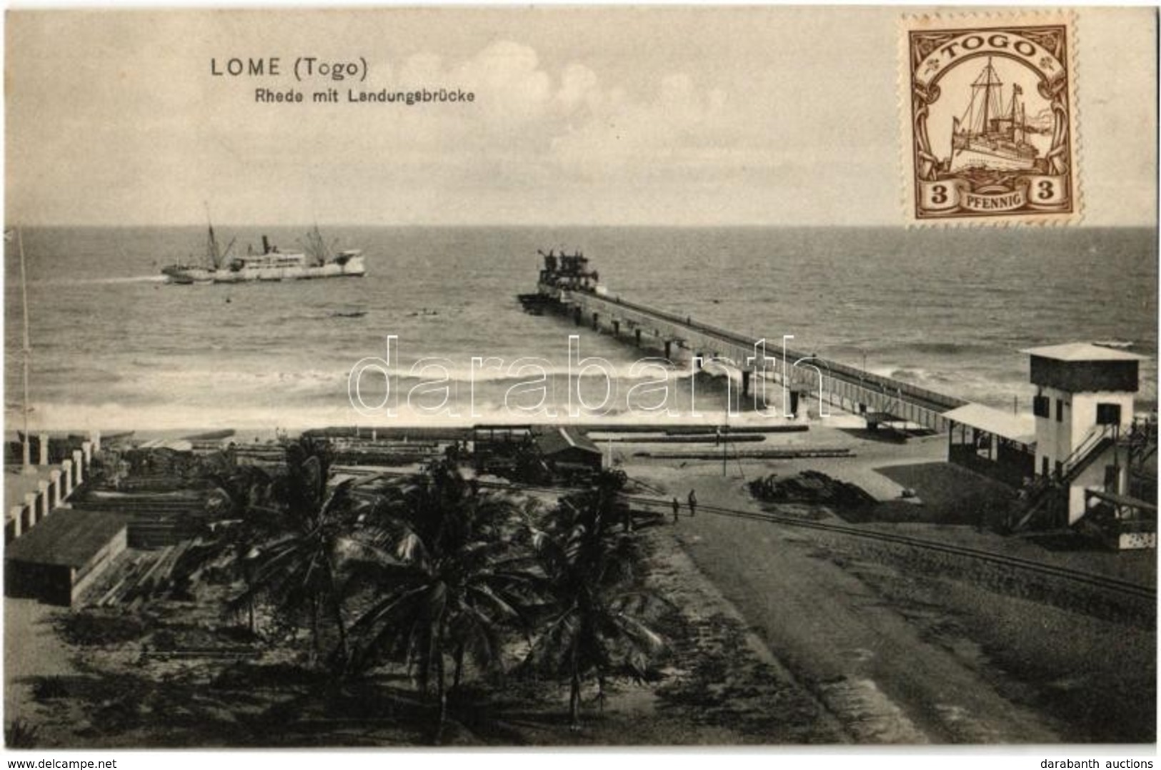 * T1 Lomé, Rhede Mit Landungsbrücke / Pier, Ship - Non Classés