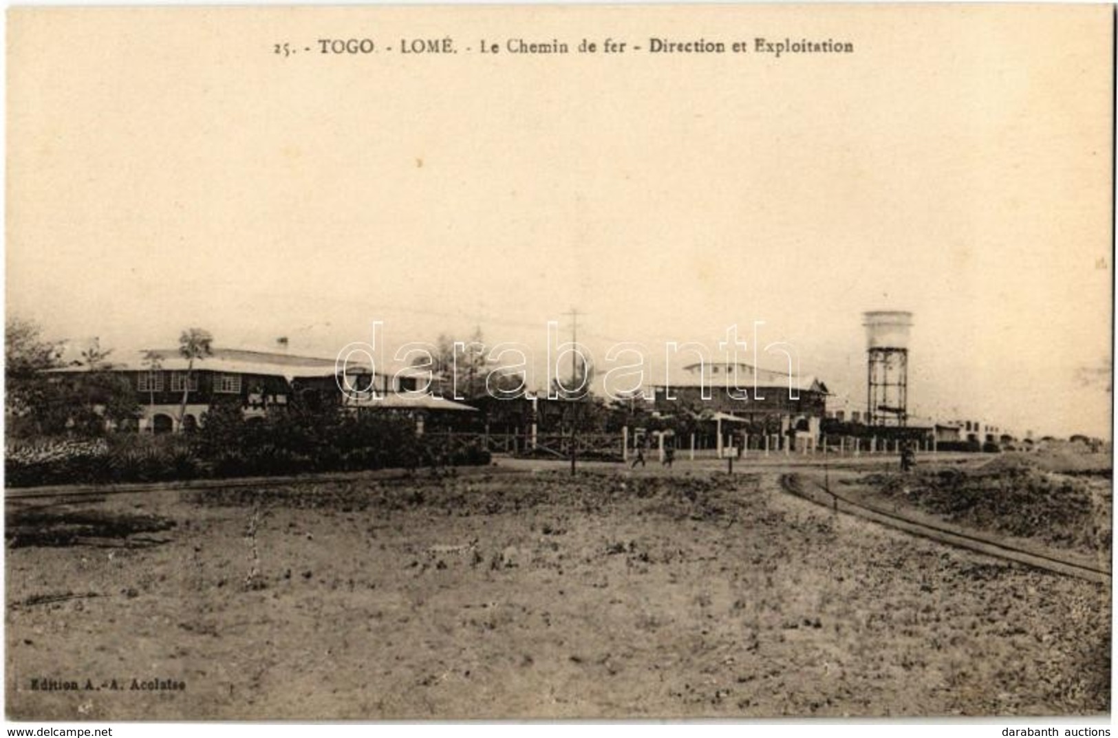 * T1/T2 Lomé, Le Chemin De Fer - Direction Et Exploitation / The Railway - Non Classés