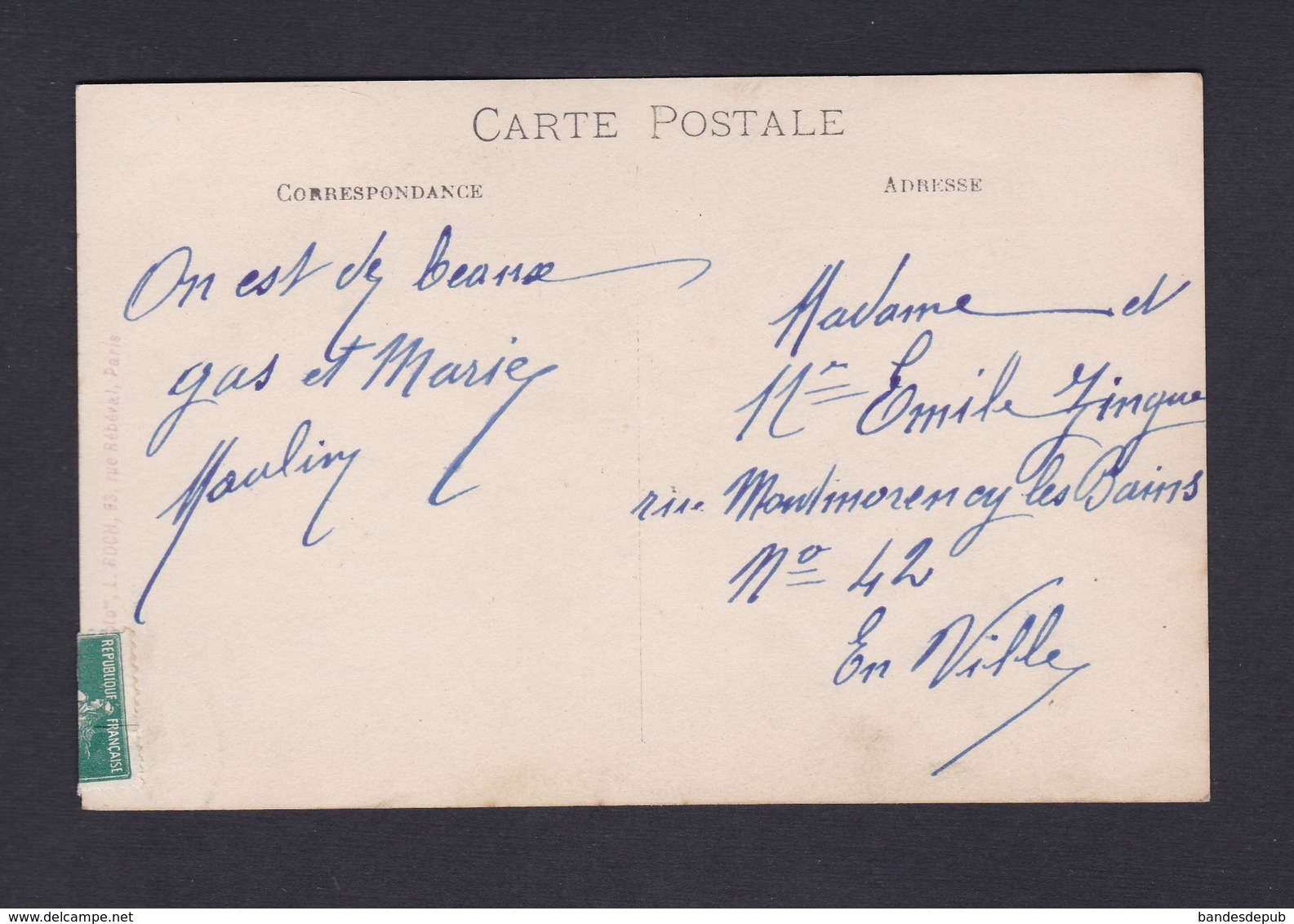 Carte Photo Commerce Cafe Au Rendez Vous Des Employes D' Hotel Paris à Situer Ref. 41021 - Cafés