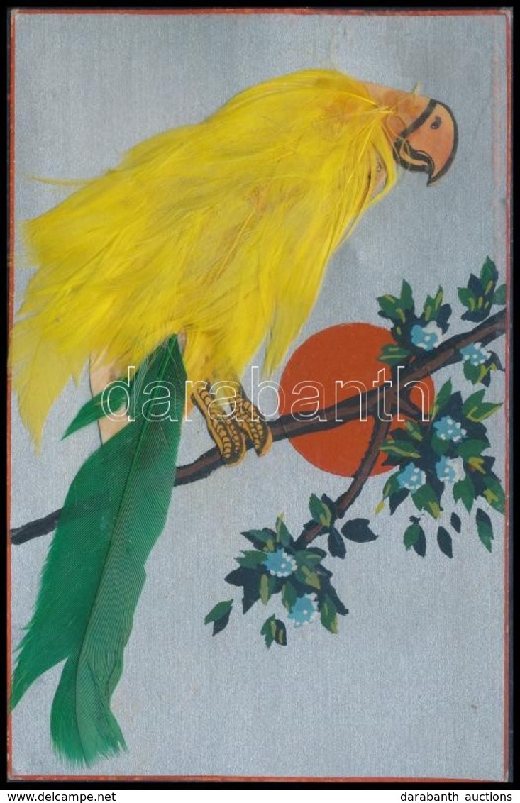 ** T2 Parrot Decorated With Real Feathers - Non Classés