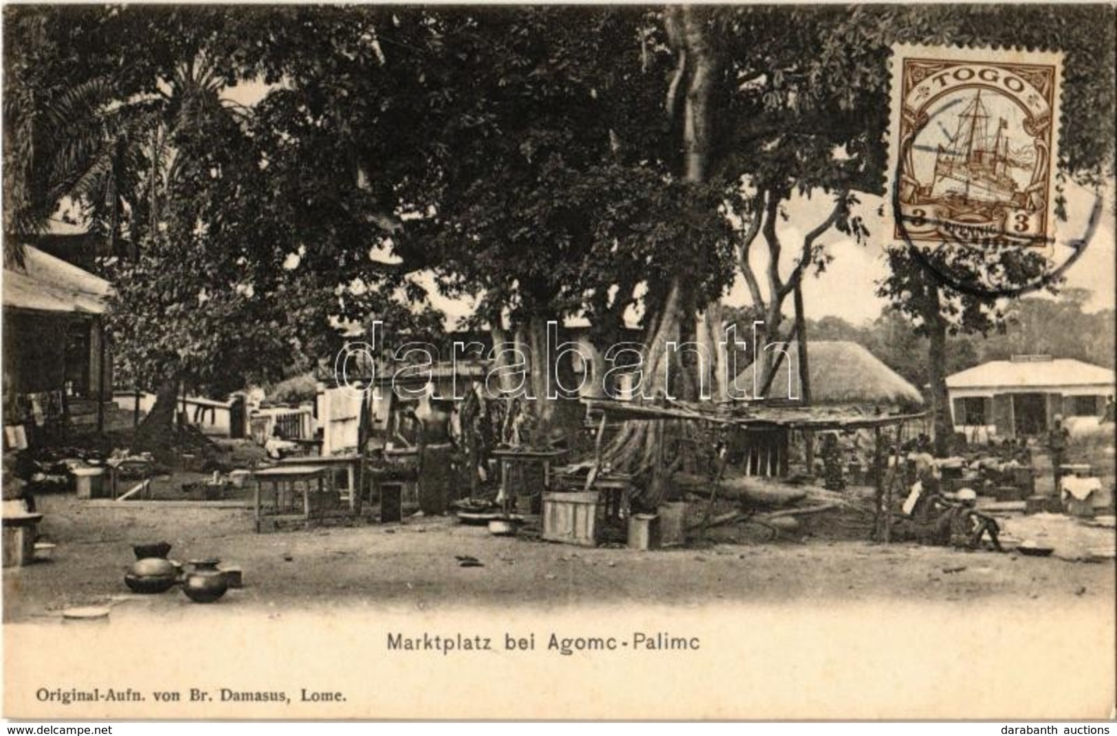 * T1 Marktplatz Bei Agomc-Palimc / Market, Folklore From French West Africa - Non Classés