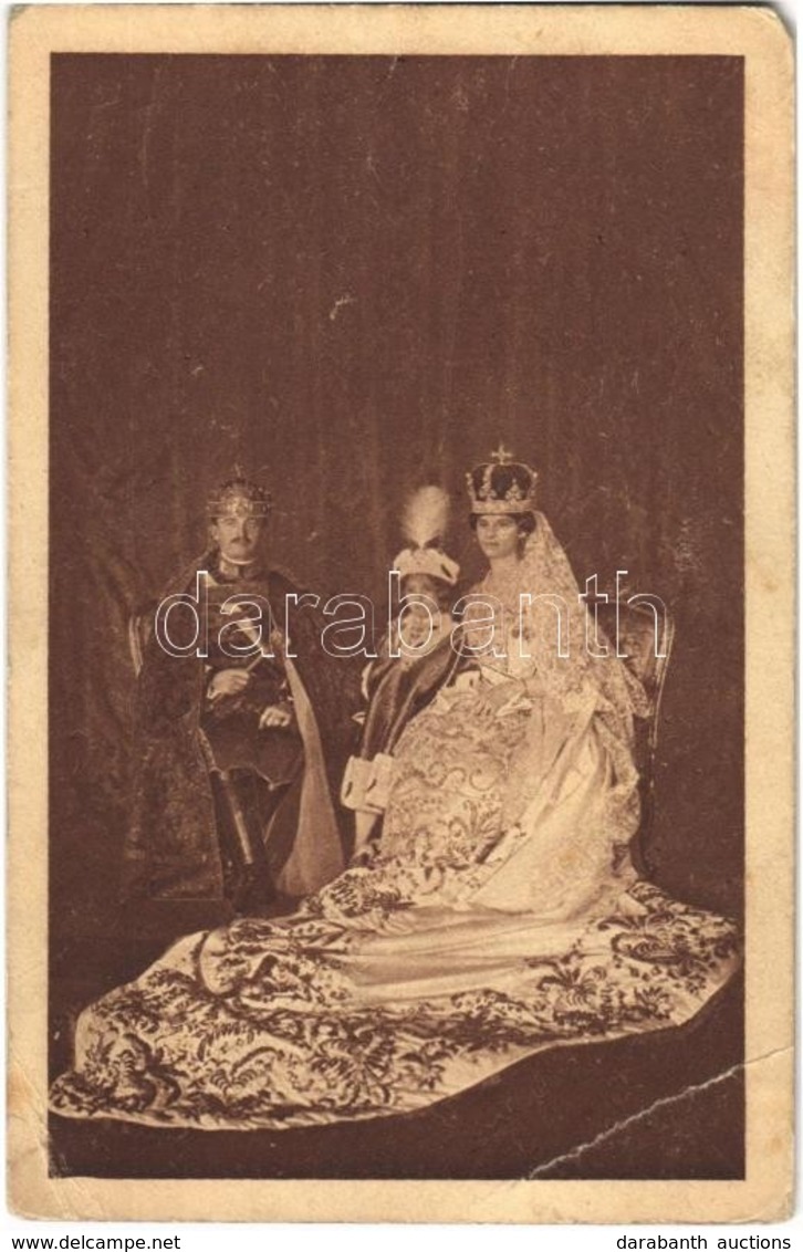 * IV. Károly és Zita - 2 Db Régi Képeslap / 2 Pre-1945 Postcards Of Charles I Of Austria And Zita - Non Classés