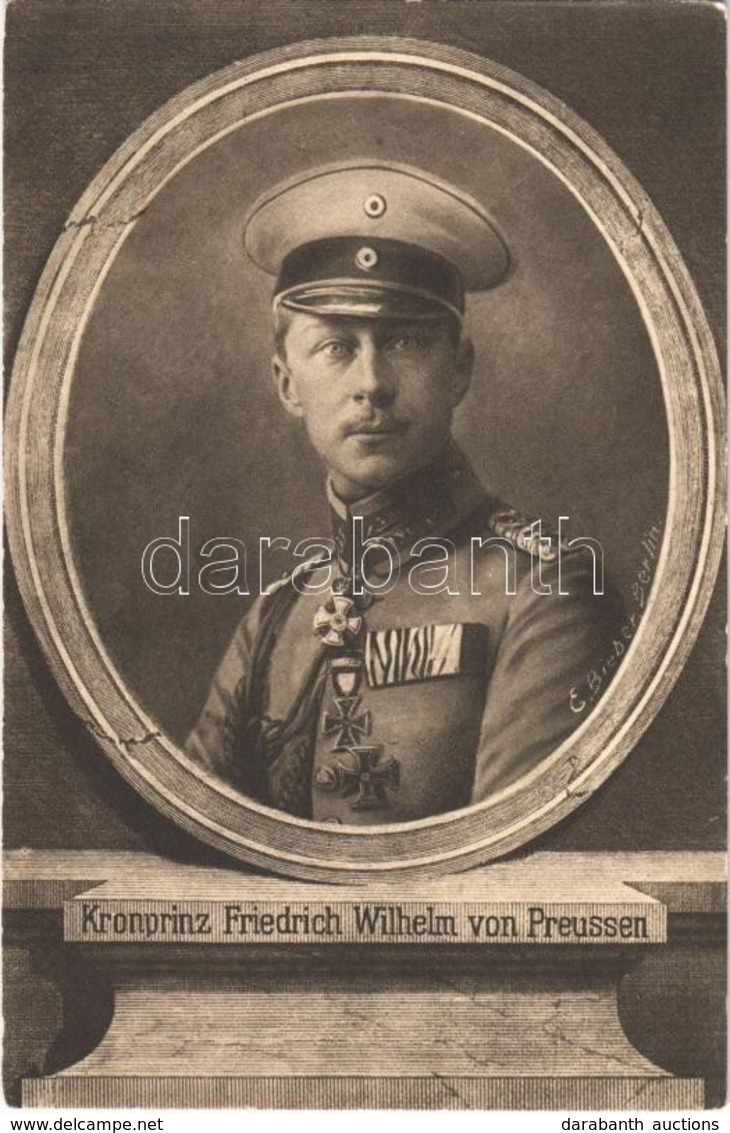 ** T2 Kronprinz Friedrich Wilhelm Von Preussen / Wilhelm, German Crown Prince, Eldest Son Of Kaiser Wilhelm II - Non Classés