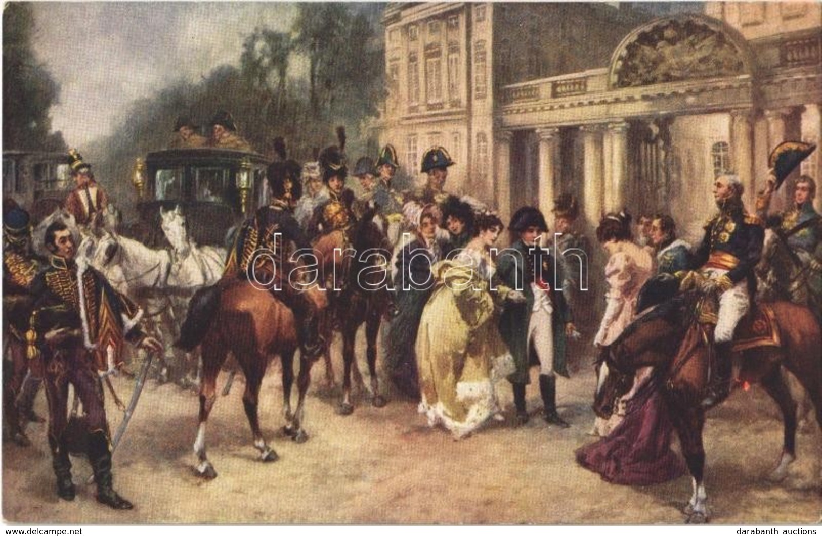 ** T1/T2 L'Arrivée De L'Imp. Maria-Louise A Paris / Napoleon And Empress Marie Louise Arrive In Paris, M.J.S. 11. S: Vic - Non Classés