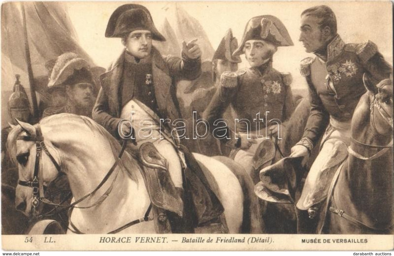 ** T1 Bataille De Friedland (Détail), Musée De Versailles / The Battle Of Friedland, Napoleon On Horseback With His Gene - Non Classés